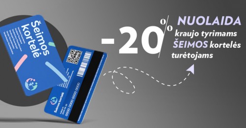 Nuolaida su šeimos kortele!